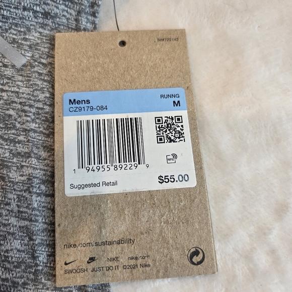 New with Tags Nike Dri-FIT "Runng" Men's Medium Running Tank Top CZ9179-084 - Picture 5 of 9